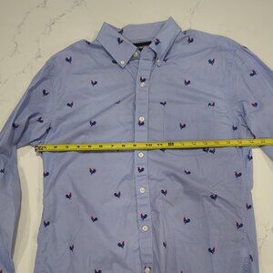 Bonobos Medium Blue Rooster Shirt